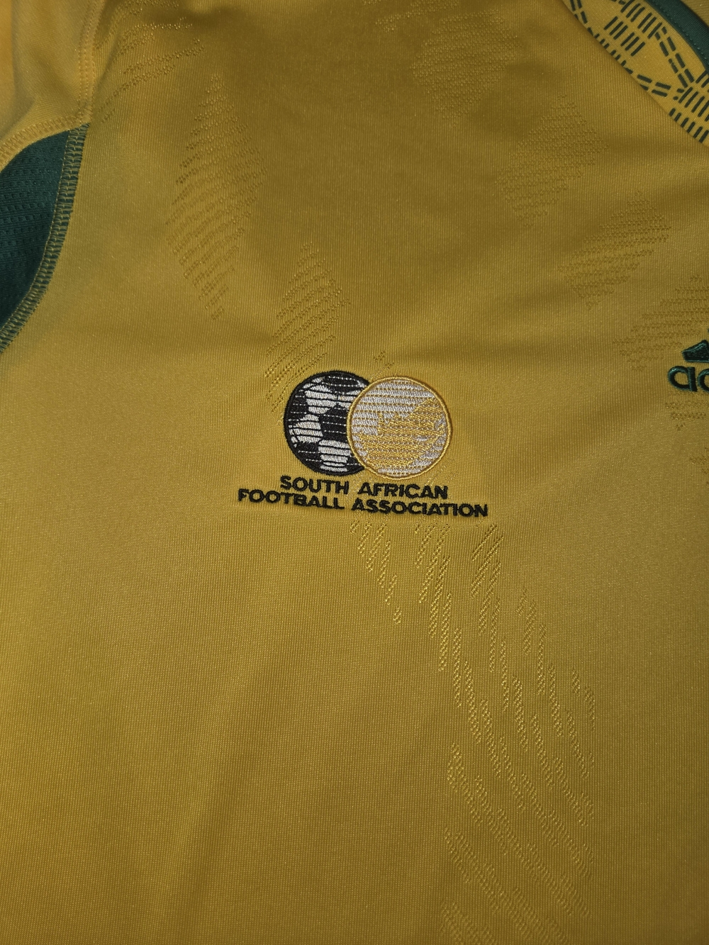 Adidas 2010 2011 South Africa Soccer Jersey Home Jersey, Yellow, Green Size M - Picture 2 of 8